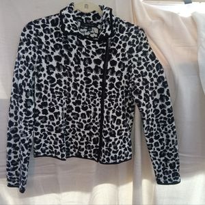 Ann Taylor Black and white Blazer Size Small